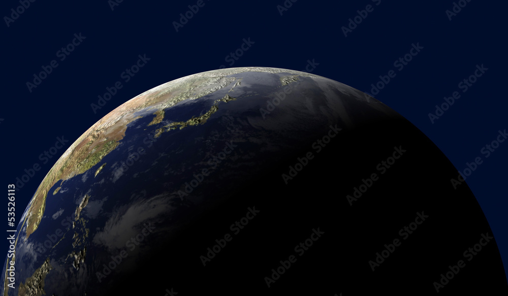 Naklejka premium 地球儀