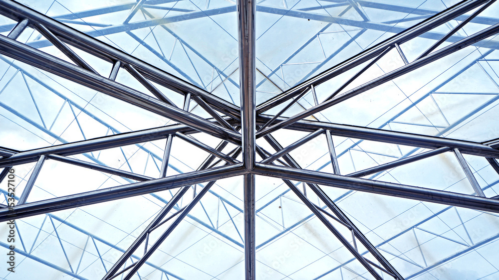 Fototapeta premium aluminium transparent roofs