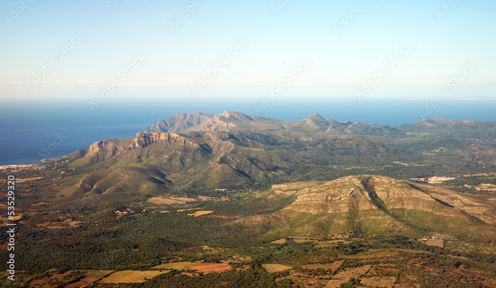 Luftbild Aufnahme Gebirge