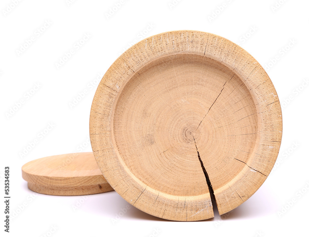 Bottom of wood birch bark container and his cover Bottom of wood birch bark container and his cover