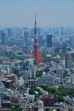 Vue panoramique de Tokyo et de la tour de Tokyo