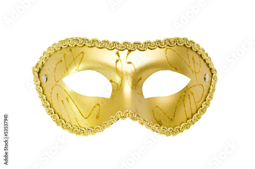 A Venetian gold mask