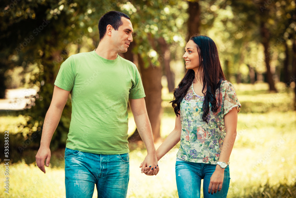 couple in park