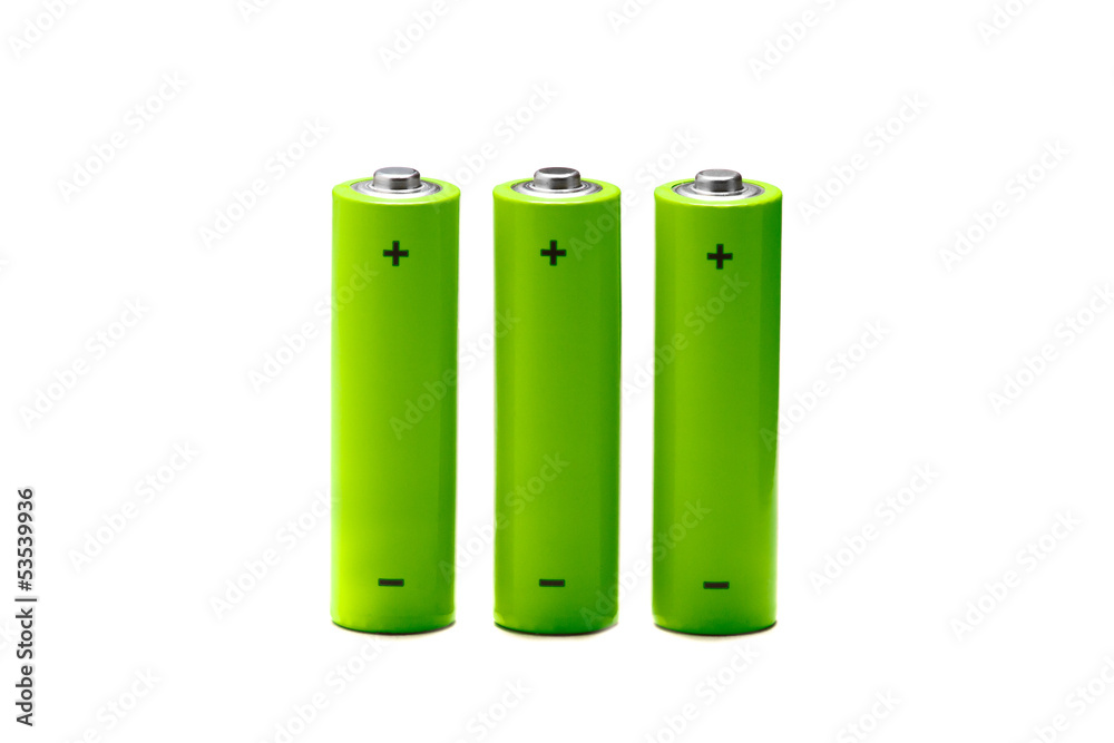 3 pilhas AA verdes 3 pilhas AA verdes