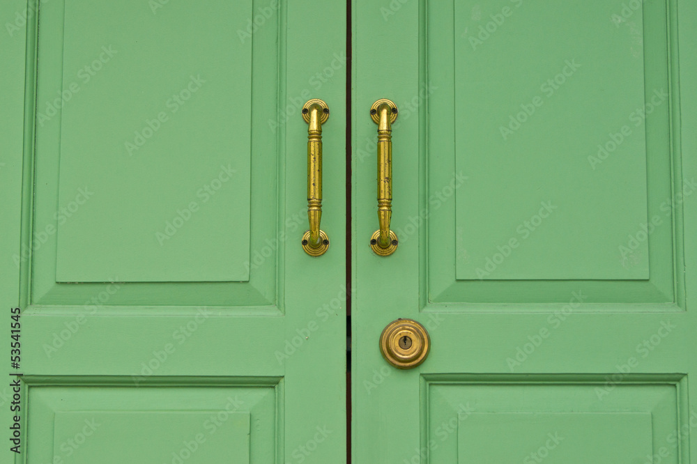 Obraz premium Green door