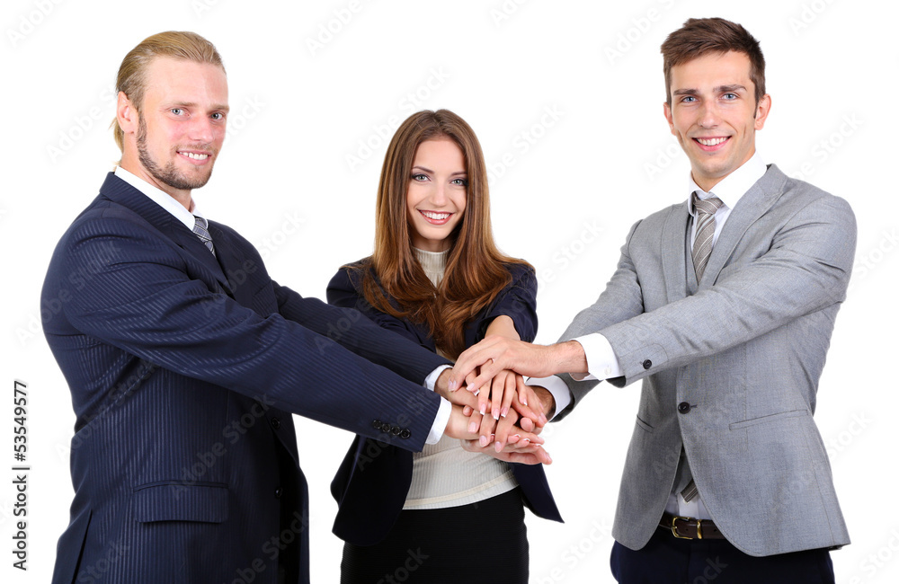 Business partners isolated on white Business partners isolated on white