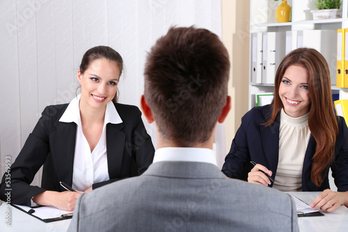 Job applicants having inter...