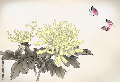 mum and butterfly