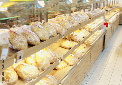 Bread in store photo