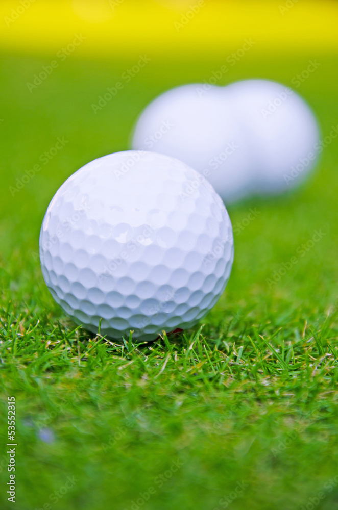 Fototapeta premium 3 golf balls