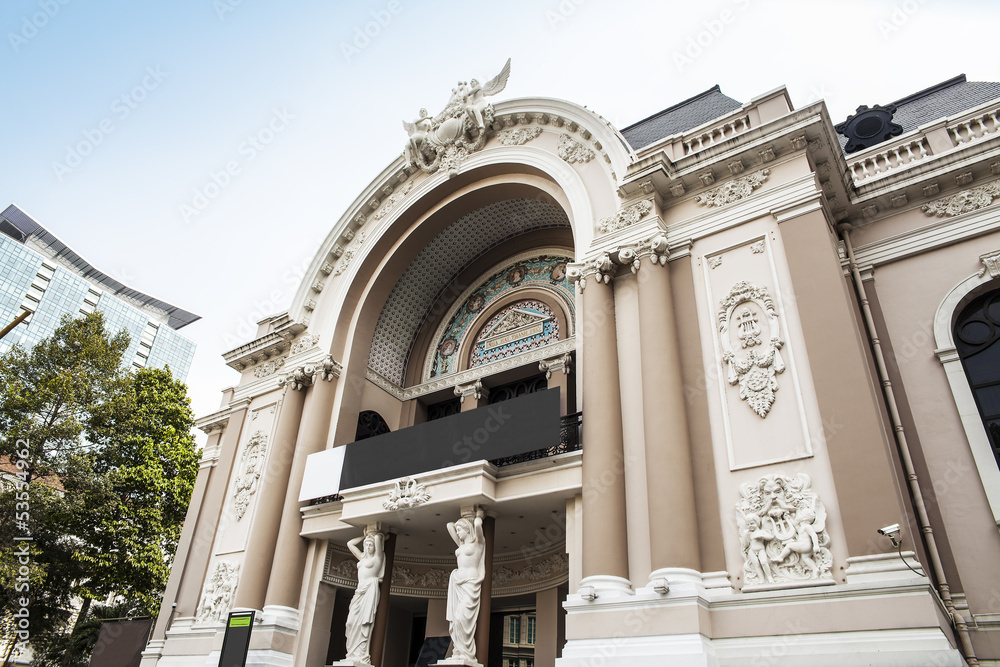 Opera House or Municipal Theatre,Ho Chi Minh City,Vietnam
