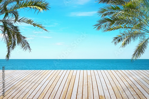 Tropical beach view