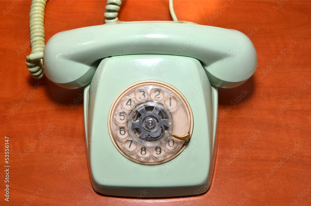 telefono antiguo Stock Photo