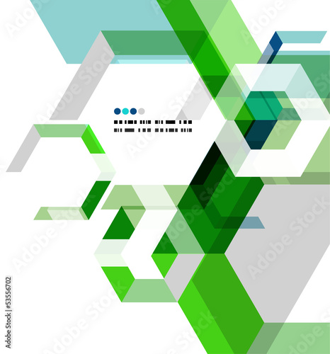 Modern geometrical abstract template