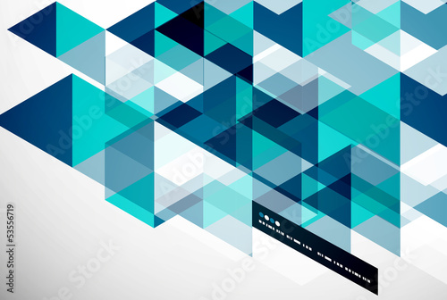 Modern geometrical abstract template