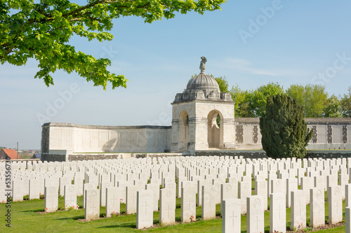 Vászonkép Tyne Cot Commonwealth Memorial near Ypres