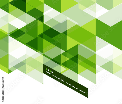 Modern geometrical abstract template