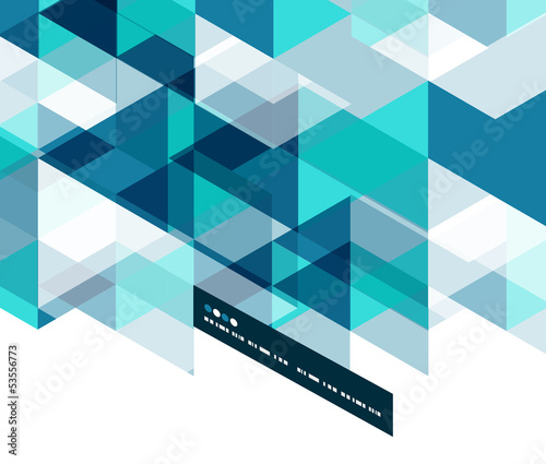 Modern geometrical abstract template