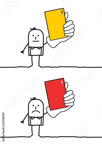 red & yellow cards