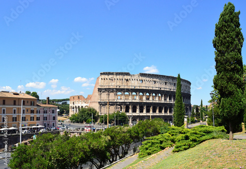 Colle Oppio - vista sul Colosseo photo