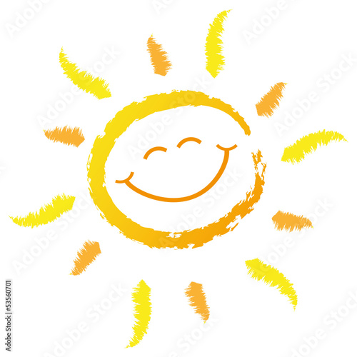 Lachende Sonne