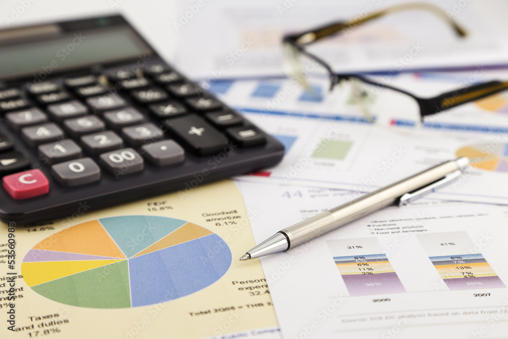 graphs and charts, financial report graphs and charts, financial report
