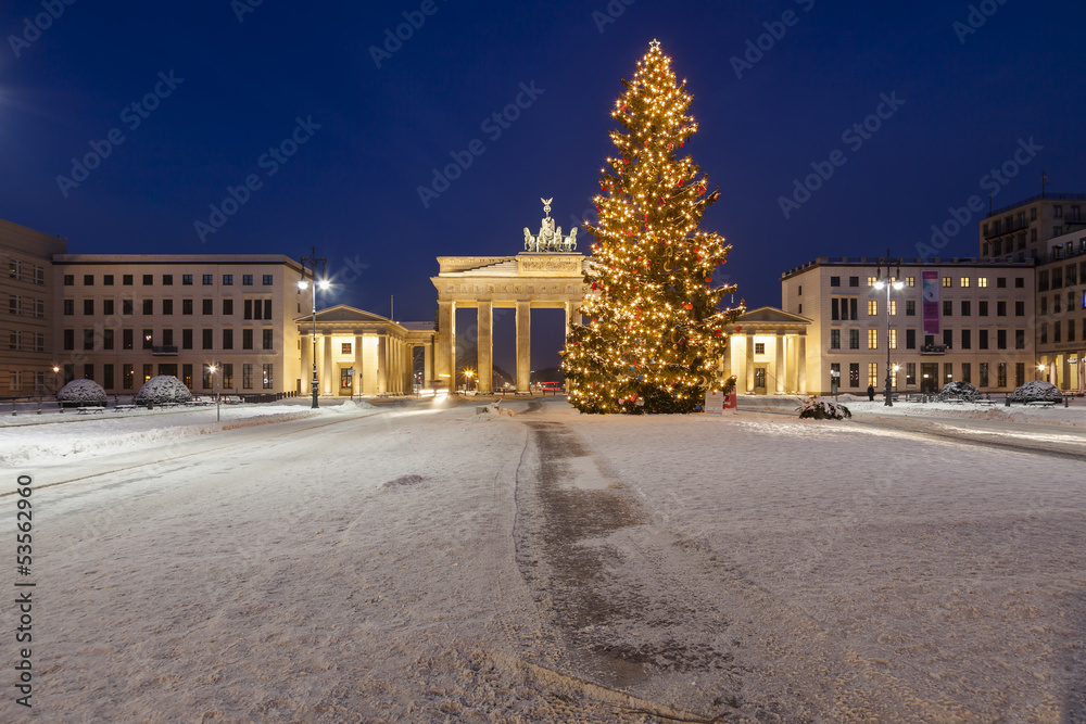 Brandenburger Tor zur Weihnachtszeit