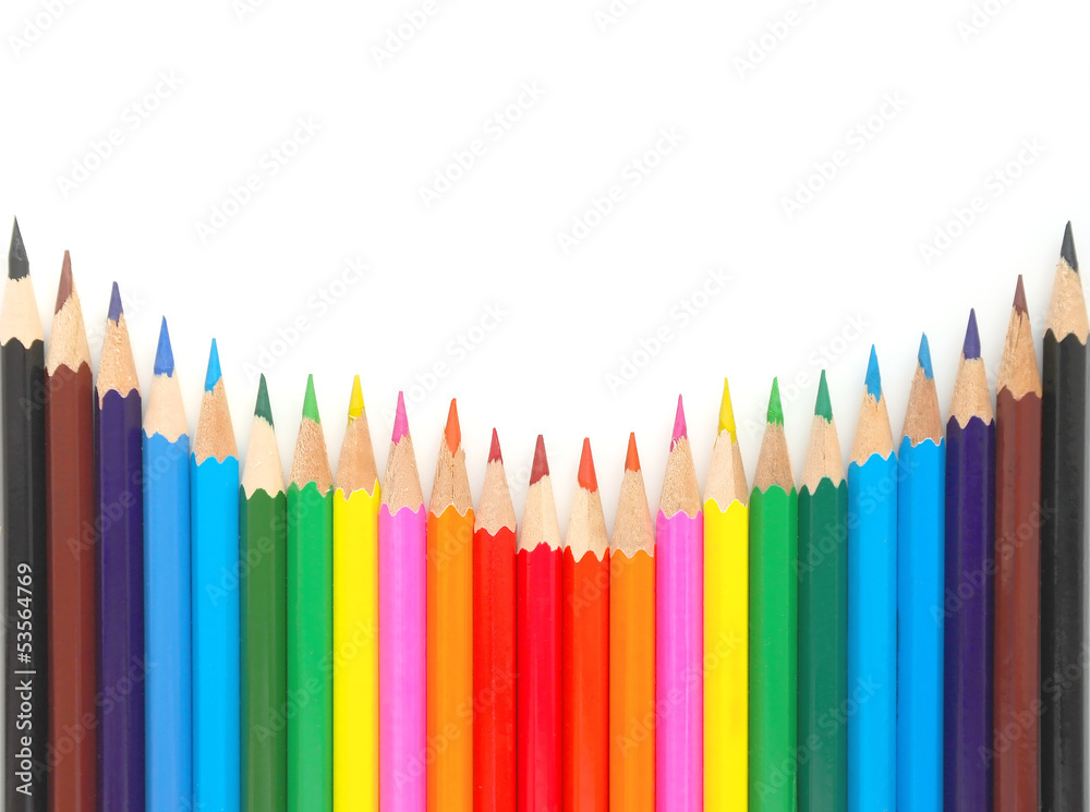Abstract background, color pencils