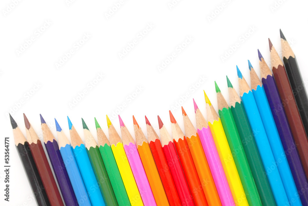 Abstract background, color pencils Abstract background, color pencils