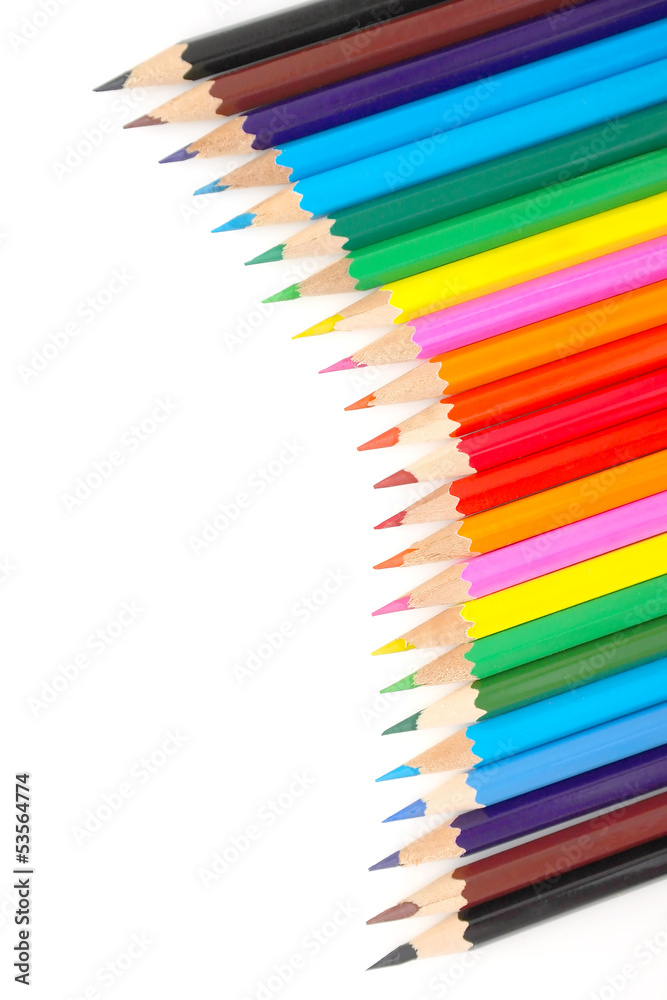 Abstract background, color pencils Abstract background, color pencils