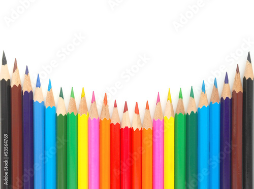 Abstract background, color pencils