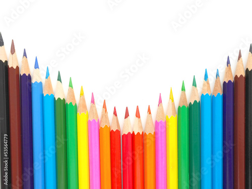 Abstract background, color pencils