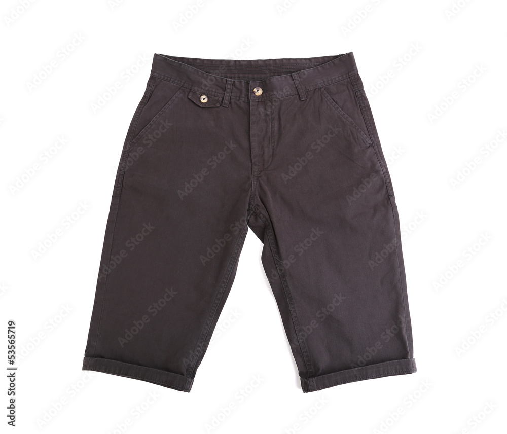 black breeches isolated on the white background black breeches isolated on the white background