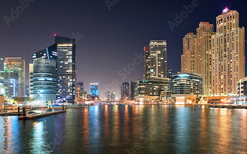 DUBAI, UAE - OCTOBER 23: View of the region of Dubai - Dubai Mar