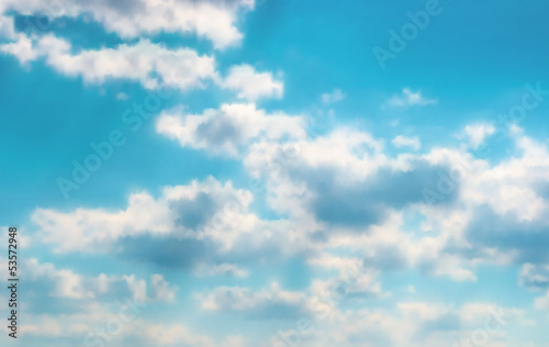 Beautiful vector cloudscape