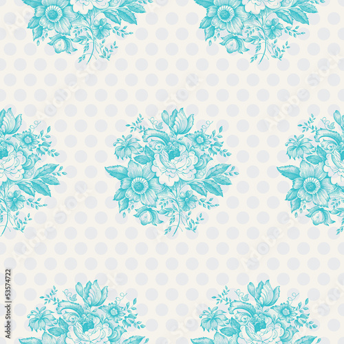 Classic Floral Seamless Pat...