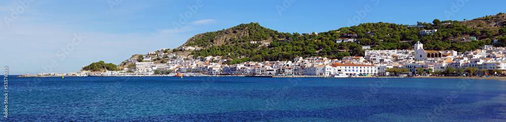 Mediterranean village panorama