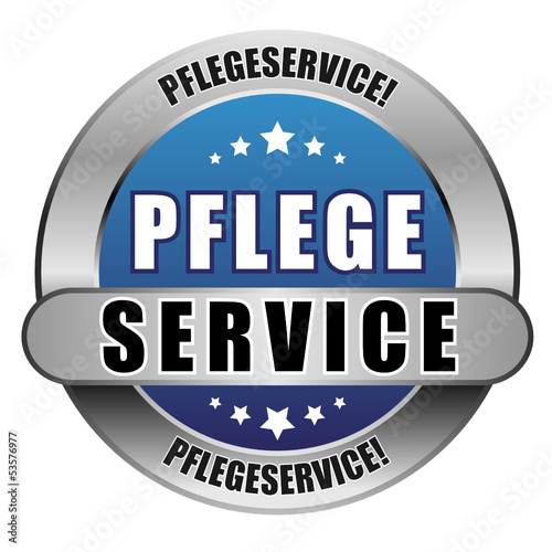 5 Star Button blau PFLEGESERVICE DTO DTO photo