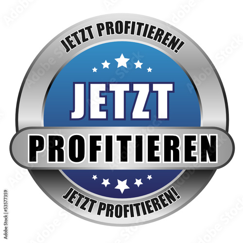 5 Star Button blau JETZT PROFITIEREN DTO DTO