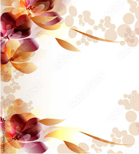 Abstract floral background