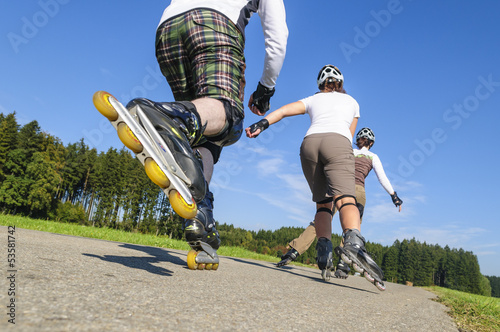 Obraz na płótnie Drei Skater