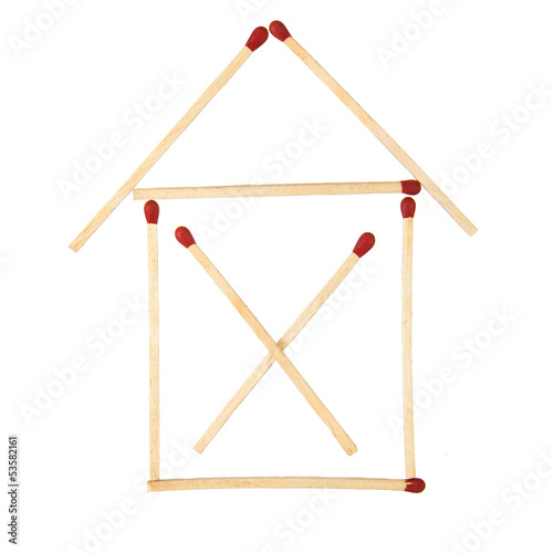 House made of matches