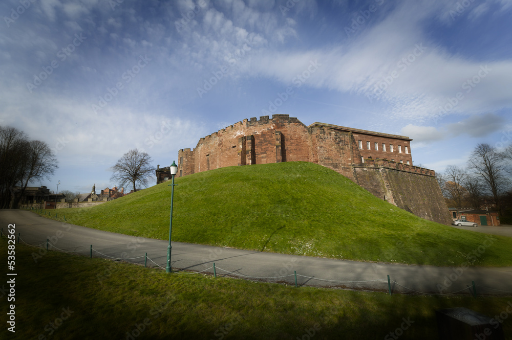 Chester Castle built from sandstone by William the Conqueror