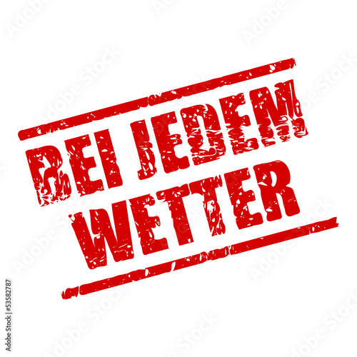 stempel eckig bei jedem wetter I