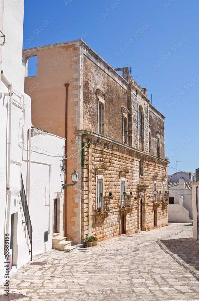 Vitale palace. Ceglie Messapica. Puglia. Italy.