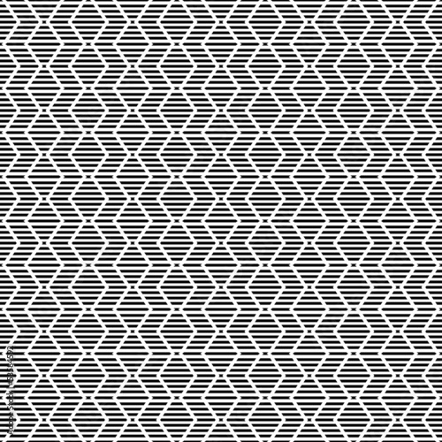 Seamless geometric striped zigzag pattern.