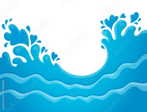 Water splash theme image 7