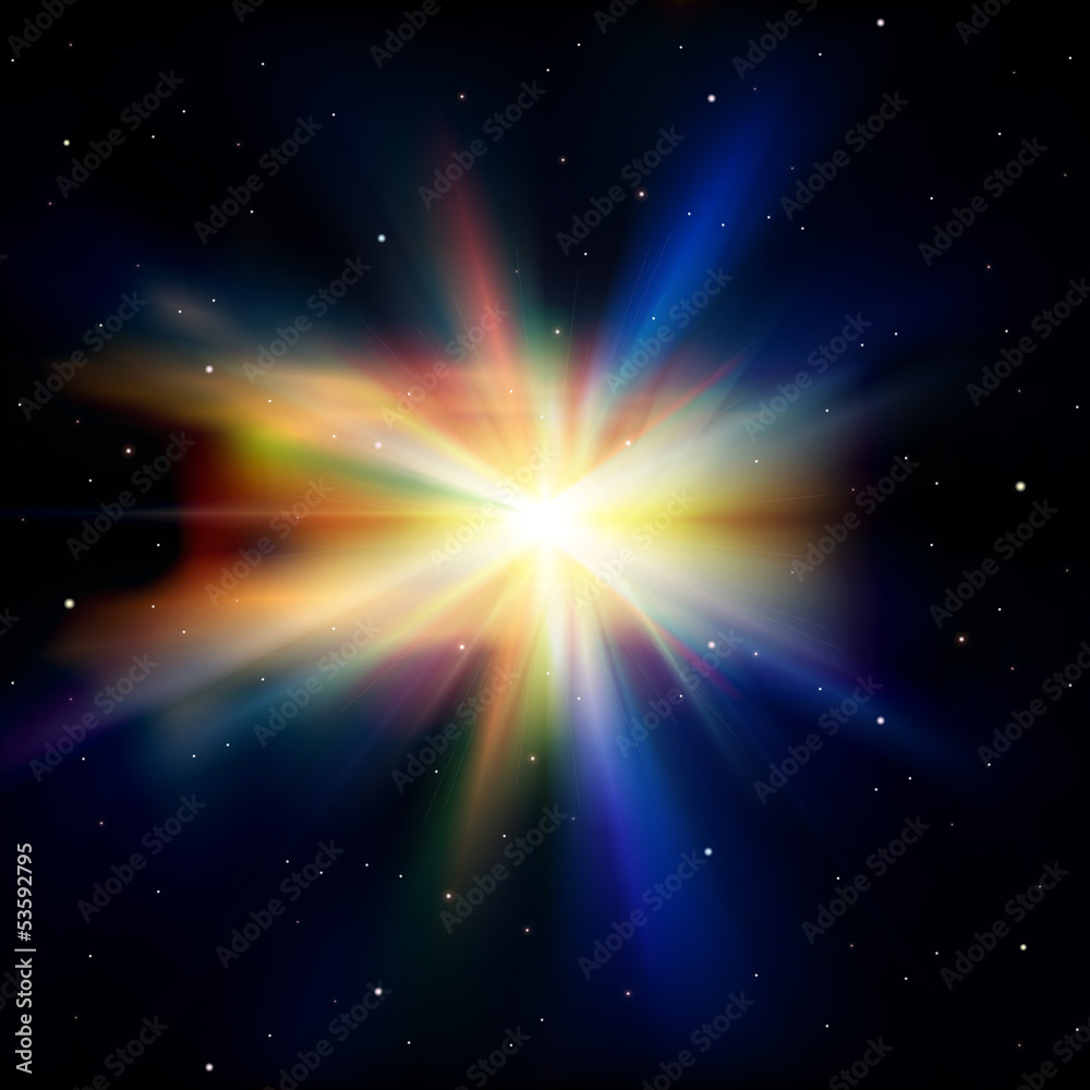 abstract space background with stars abstract space background with stars