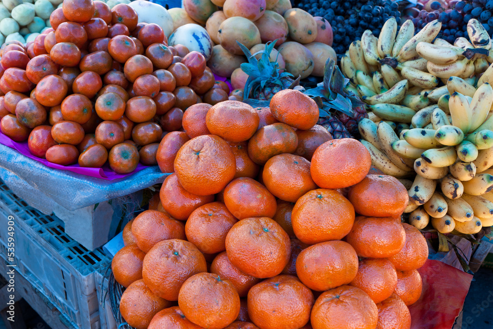 Tangerines, Market Day, Pisac, Peru