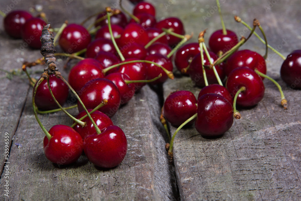 Ripe tasty cherry